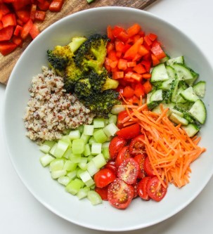 Image d'une alimentation saine que Cristiano Ronaldo pourrait consommer